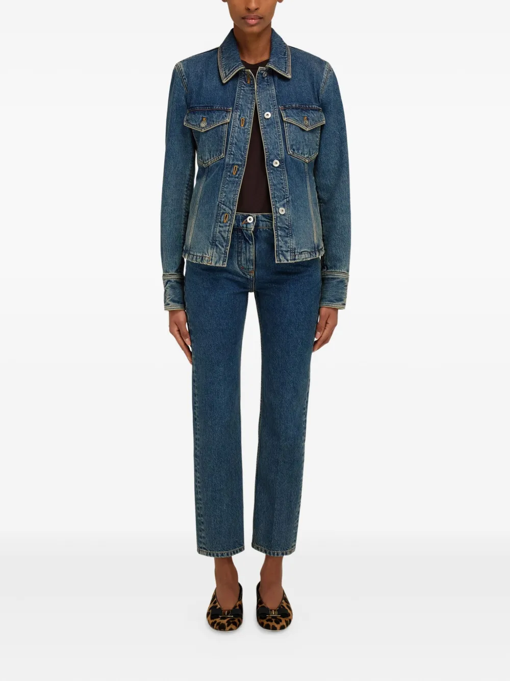 Shop Ferragamo Denim Jacket