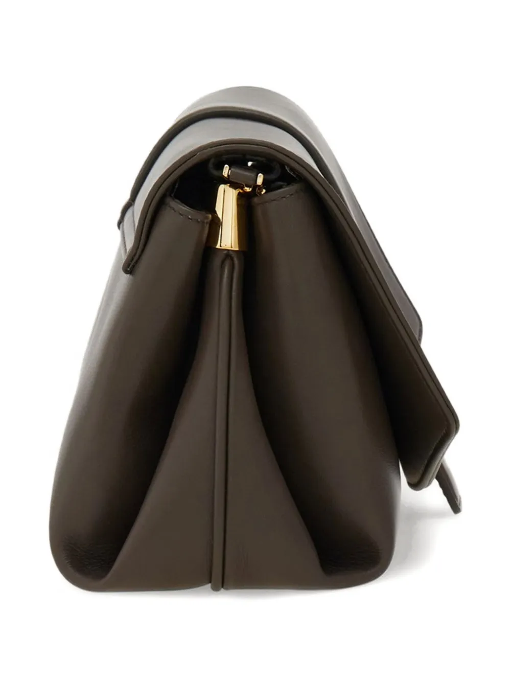 Ferragamo Leren schoudertas Grijs
