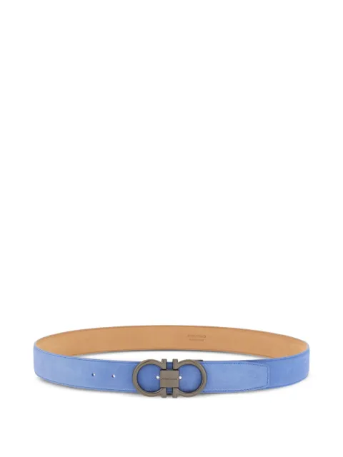 Ferragamo Gancini suede belt