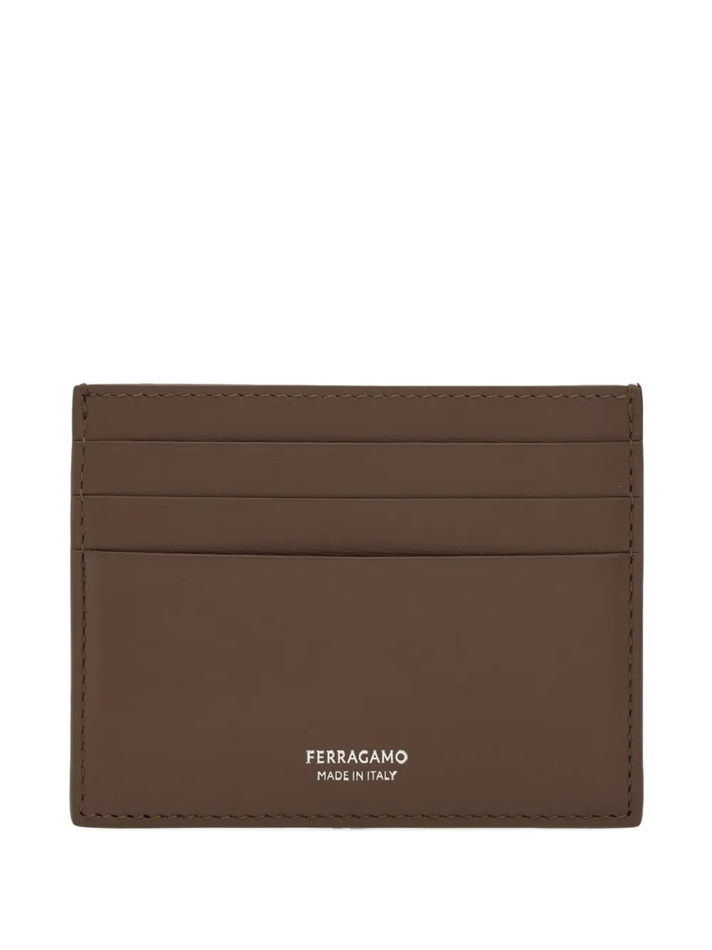 Ferragamo Portacarte in pelle - Marrone