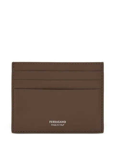 Ferragamo tarjetero de piel