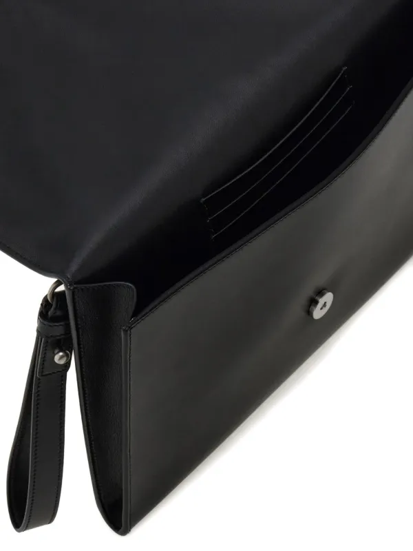 Ferragamo レザー ドキュメントホルダー | ブラック | FARFETCH JP