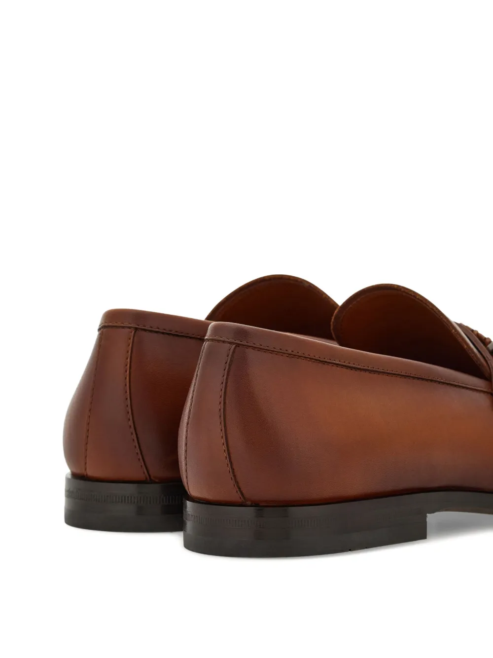 Ferragamo Gancini loafers Brown