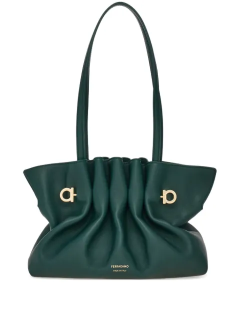 Ferragamo Soft ruched shoulder bag