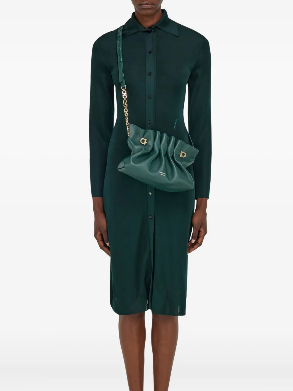 Ferragamo Soft ruched shoulder bag | Image 2