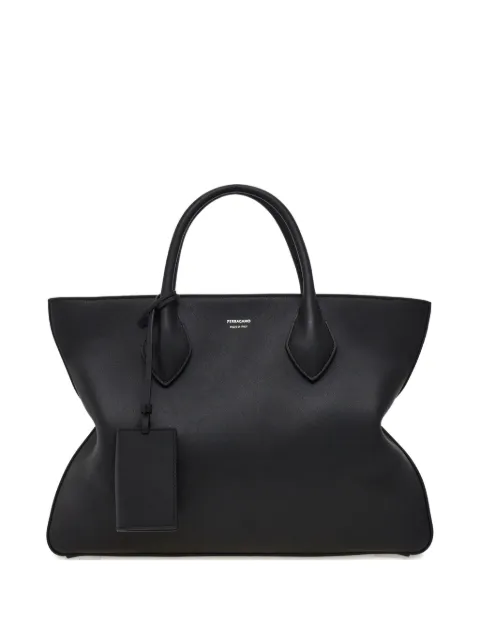 Ferragamo Monogram structured leather tote bag