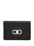 Ferragamo Gancini calfskin keyring wallet - Black