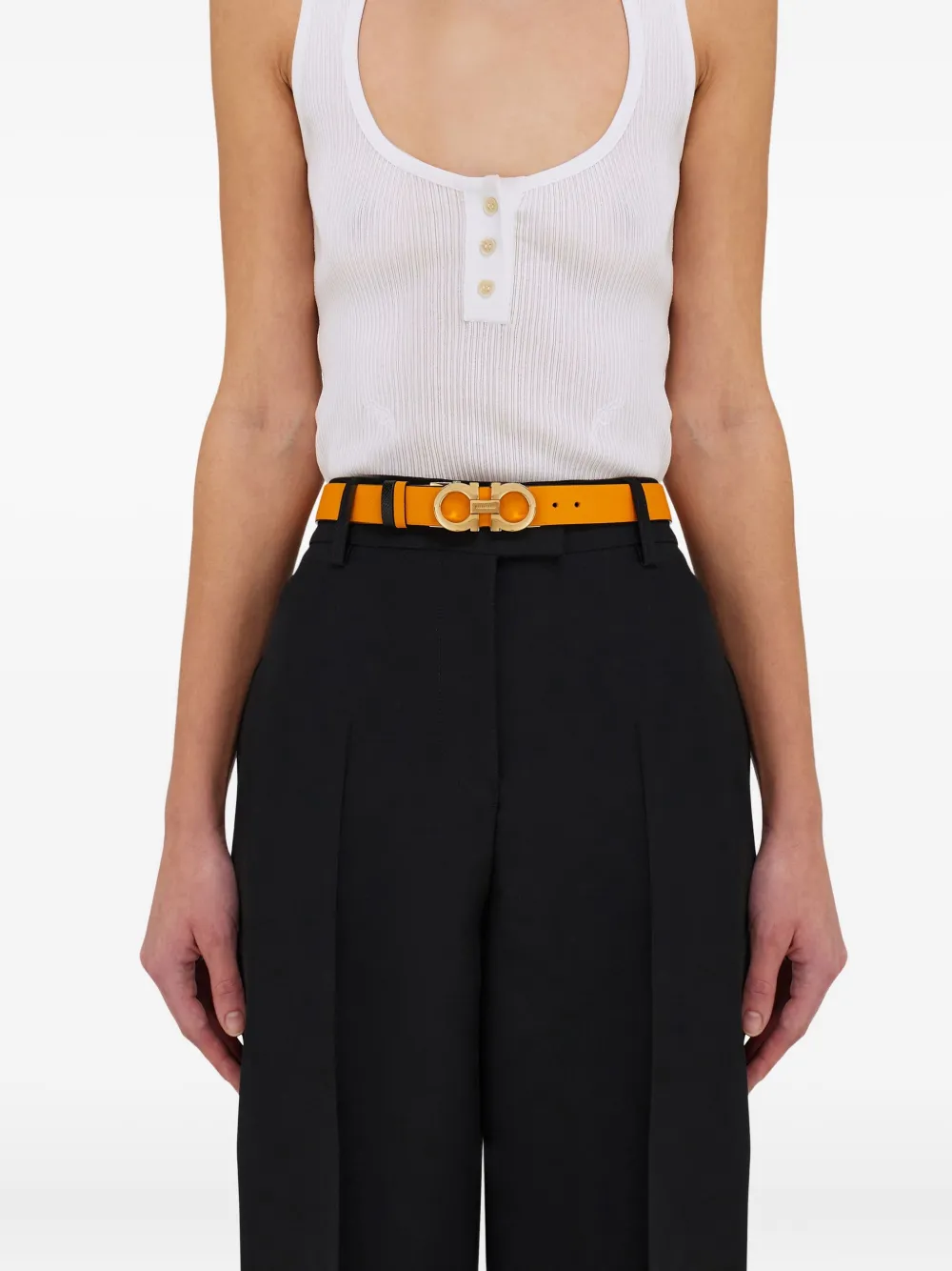 Ferragamo Gancini riem Geel