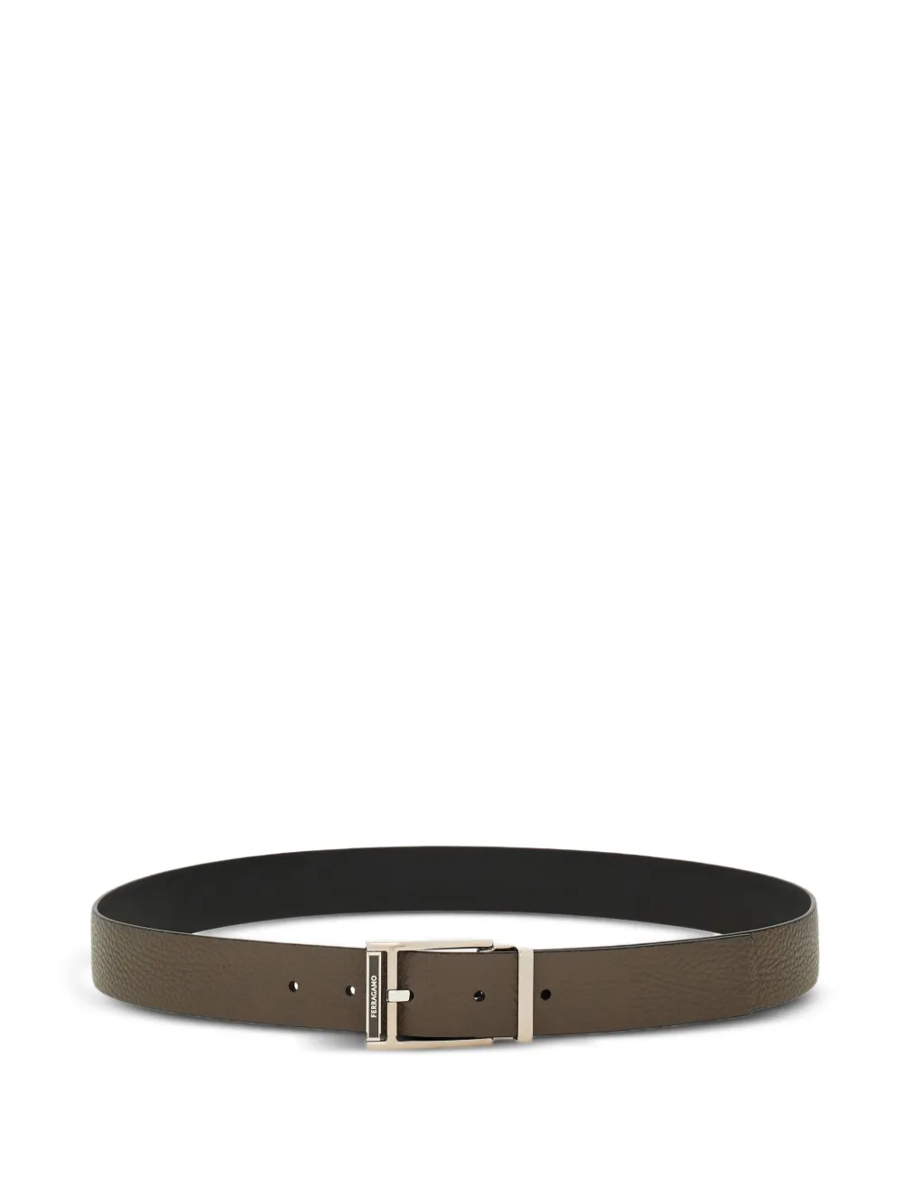 Ferragamo Omkeerbare leren riem Bruin