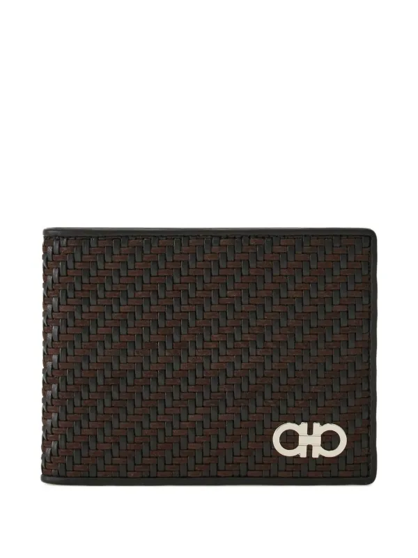 Ferragamo Woven Wallet | Brown | FARFETCH