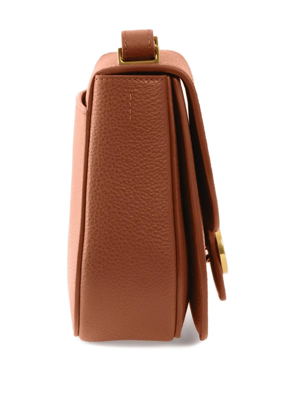 Ferragamo Double Gancini kleine schoudertas Cognac
