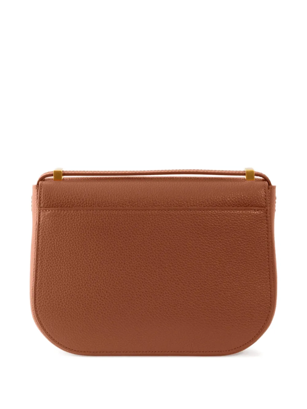 Ferragamo Double Gancini kleine schoudertas Cognac