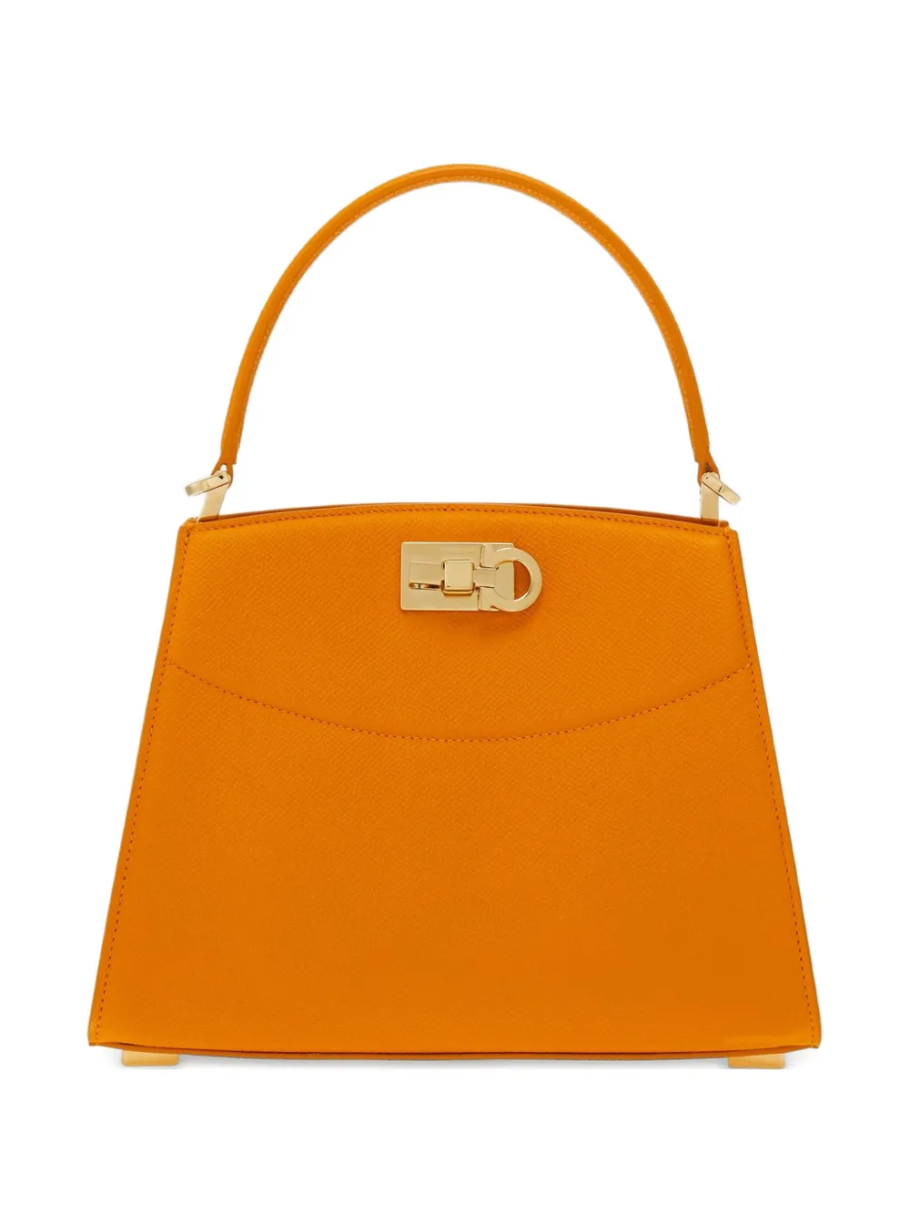 Ferragamo small Studio Box tote bag | Orange | Image 1