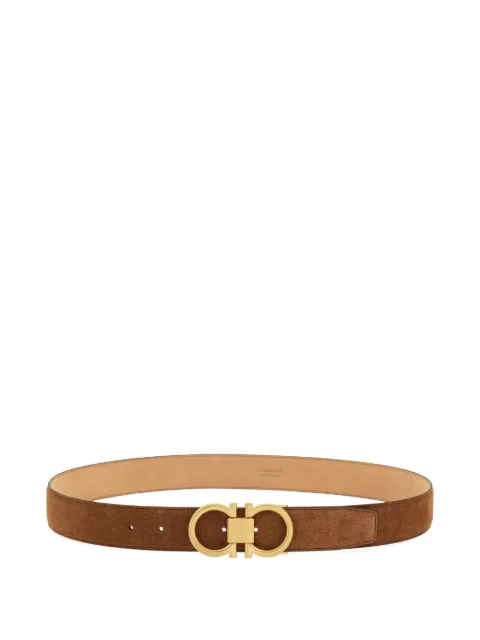 Ferragamo Gancini suede belt