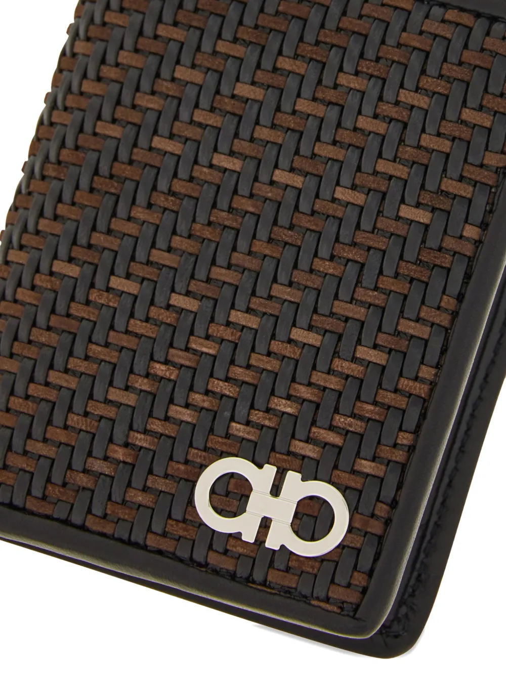 Ferragamo Leren pasjeshouder Bruin
