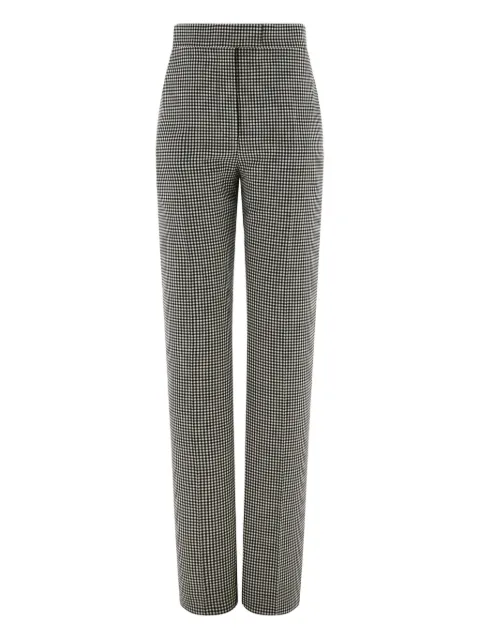Ferragamo gingham-pattern trousers 