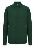 Ferragamo micro-patterned shirt - Green
