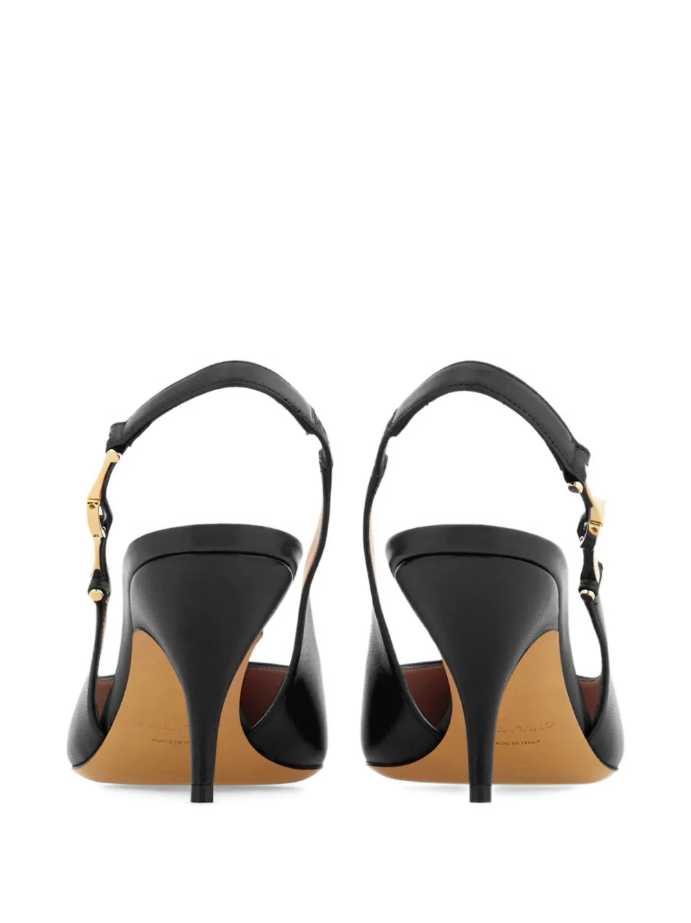Ferragamo 70mm leather pumps Black