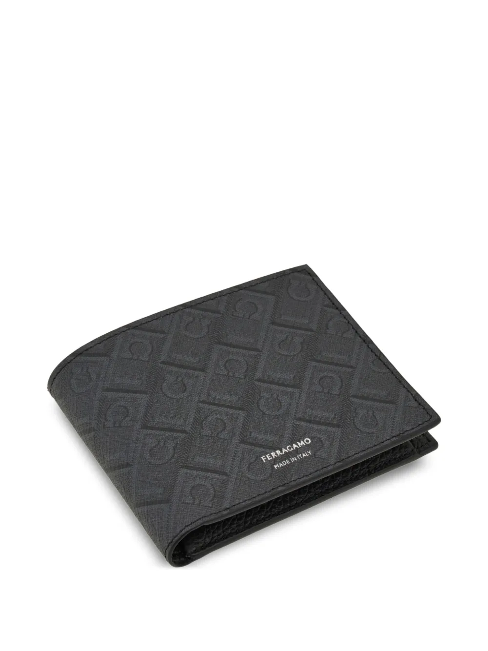  Ferragamo Monogram Wallet - Black 
