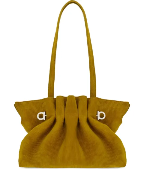 Ferragamo suede shoulder bag