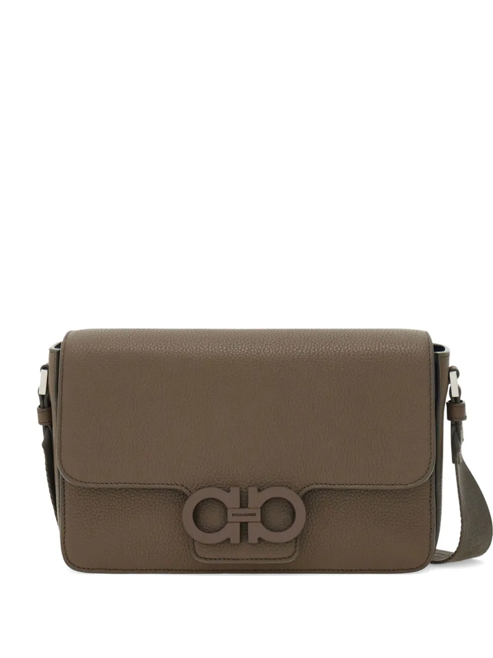 Gancini-buckle shoulder bag