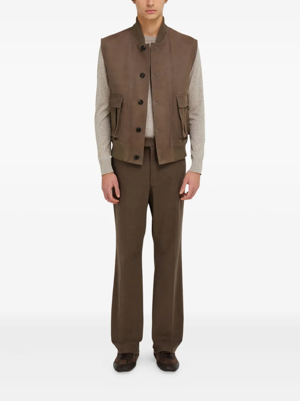 Ferragamo leather gilet | Waistcoats & Gilets | Image 2
