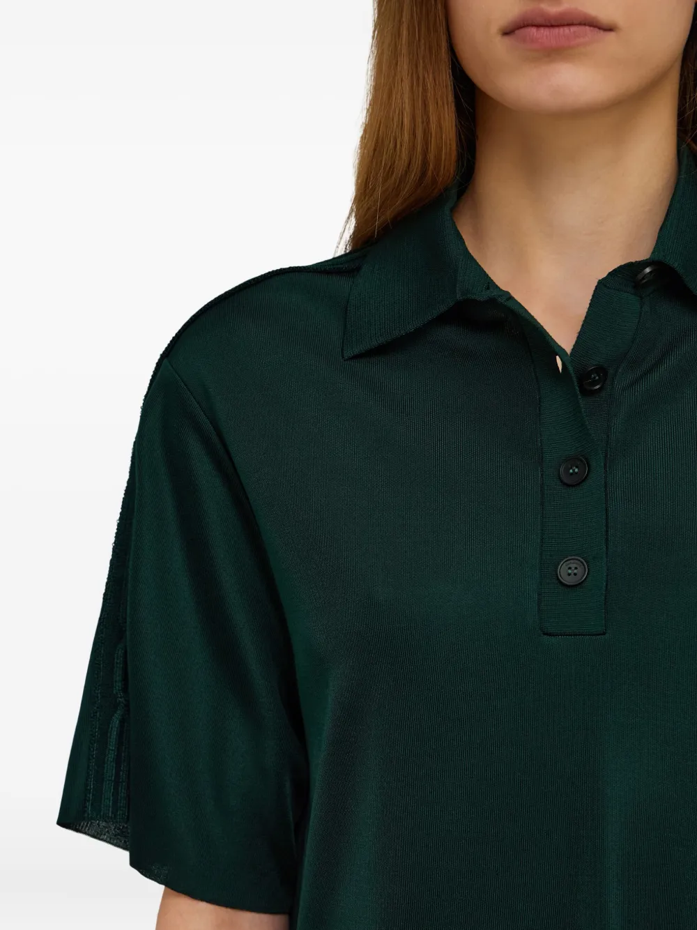 Ferragamo Gebreid poloshirt Groen