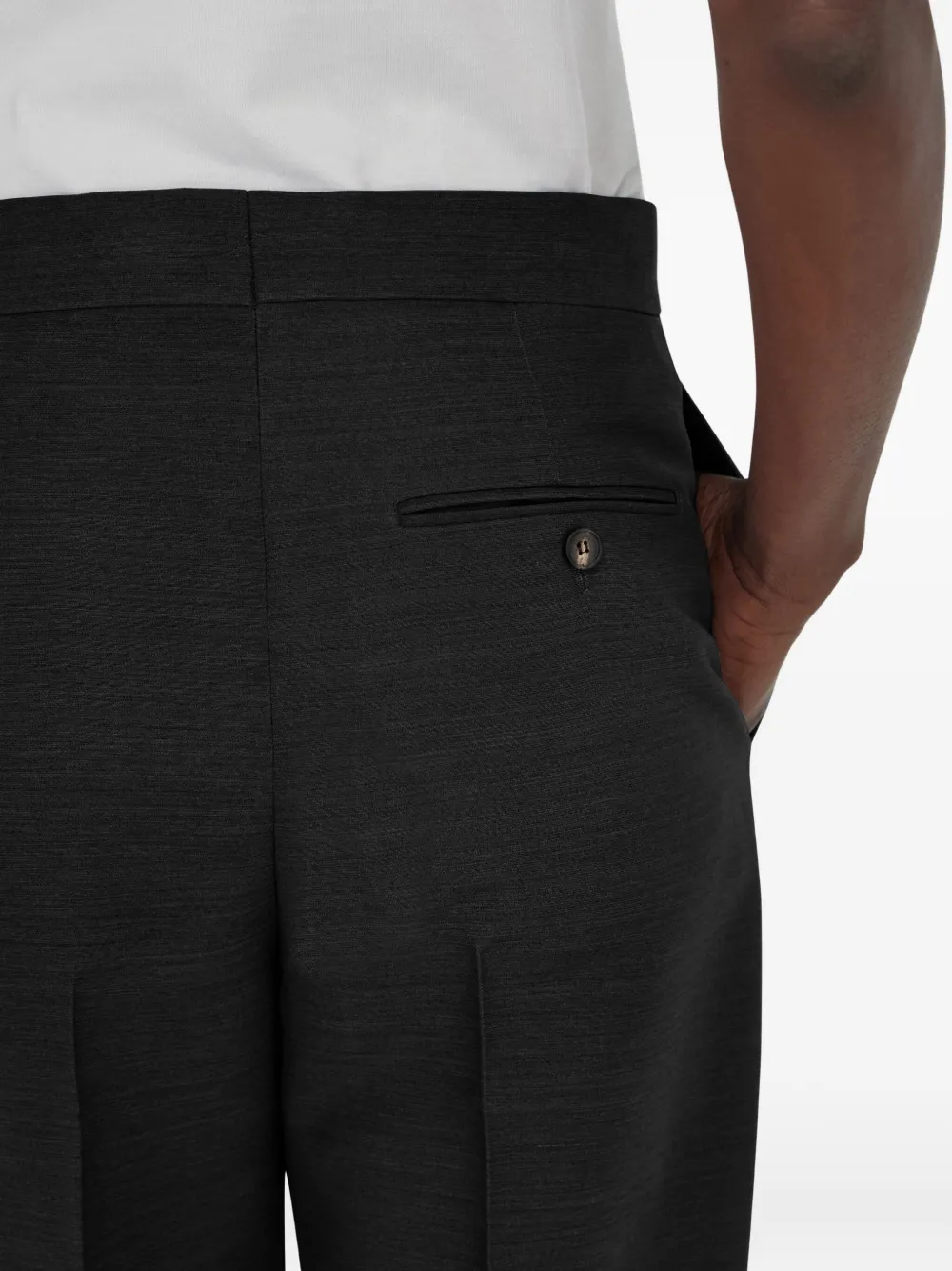 Ferragamo Faille broek Zwart