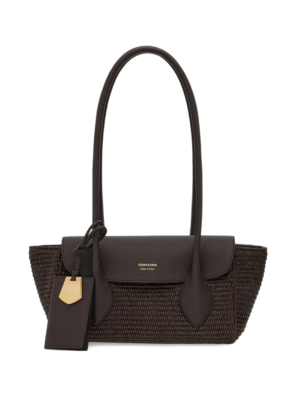 Ferragamo East/West ハンドバッグ S - ブラウン Ferragamo East/West ハンドバッグ S - ブラウン