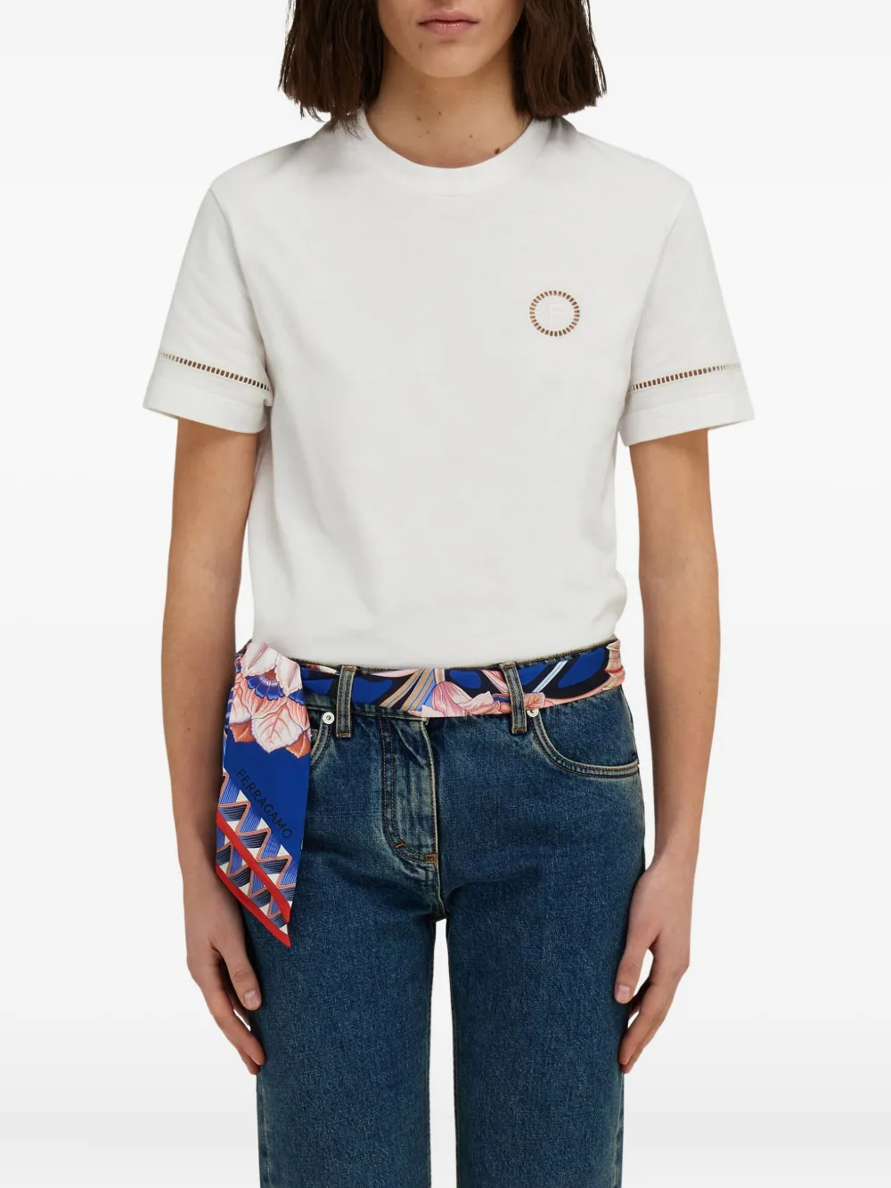 Ferragamo Bandeau top Blauw