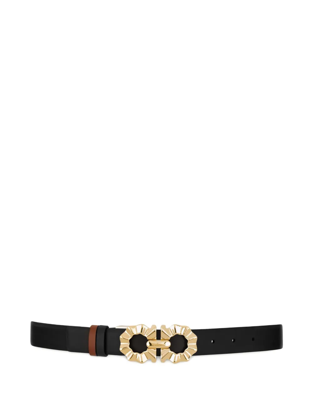 Ferragamo Gancini riem Zwart