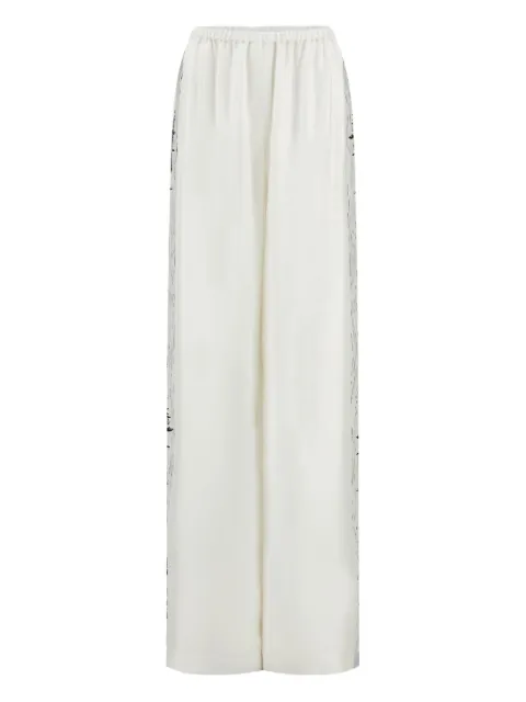 Ferragamo silk trousers