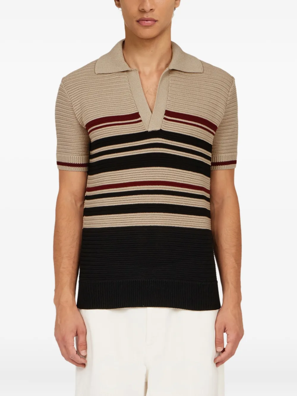 Ferragamo Katoenen poloshirt Beige