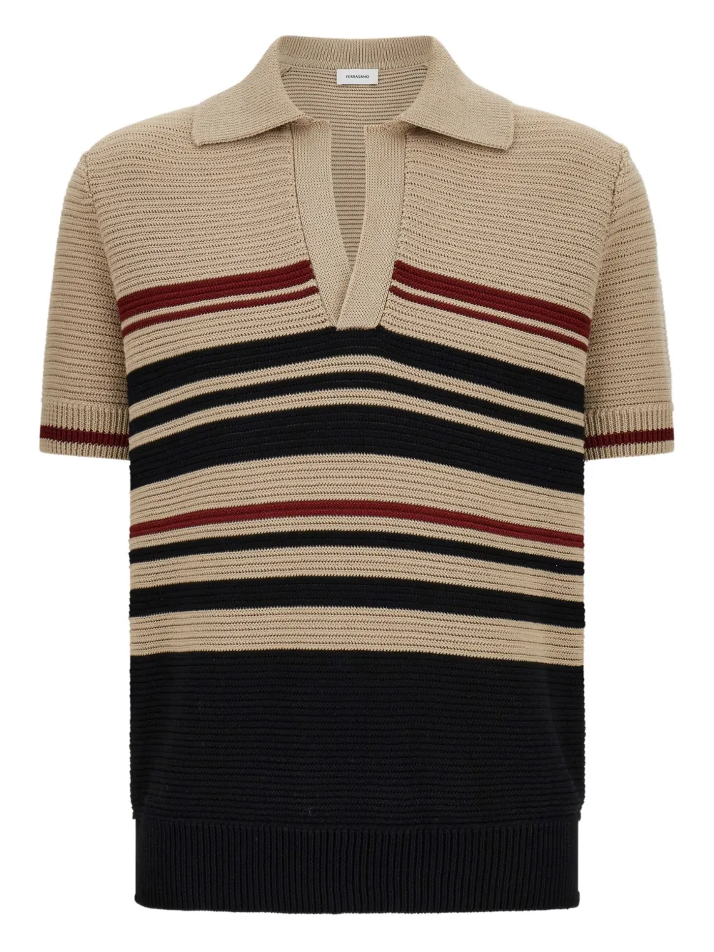 Ferragamo Katoenen poloshirt Beige
