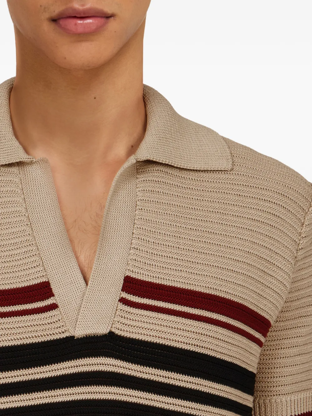 Ferragamo Katoenen poloshirt Beige
