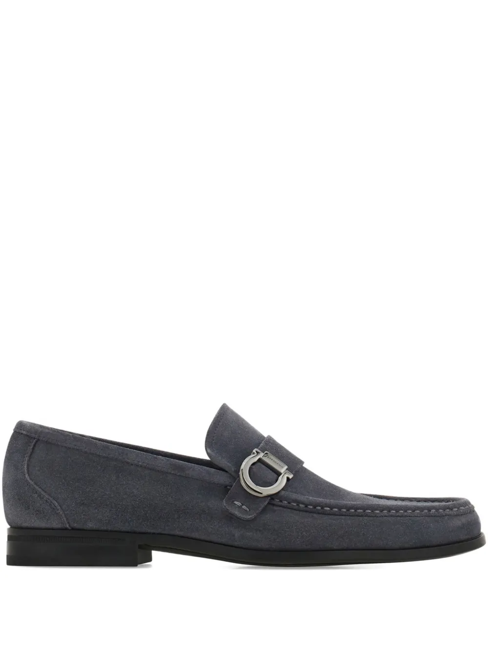 Ferragamo suede loafers Grey