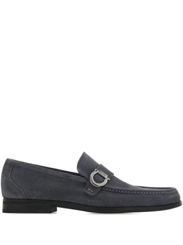 Ferragamo スエード ローファー | グレー | FARFETCH JP