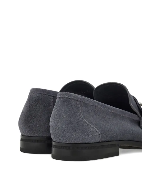 Ferragamo スエード ローファー | グレー | FARFETCH JP
