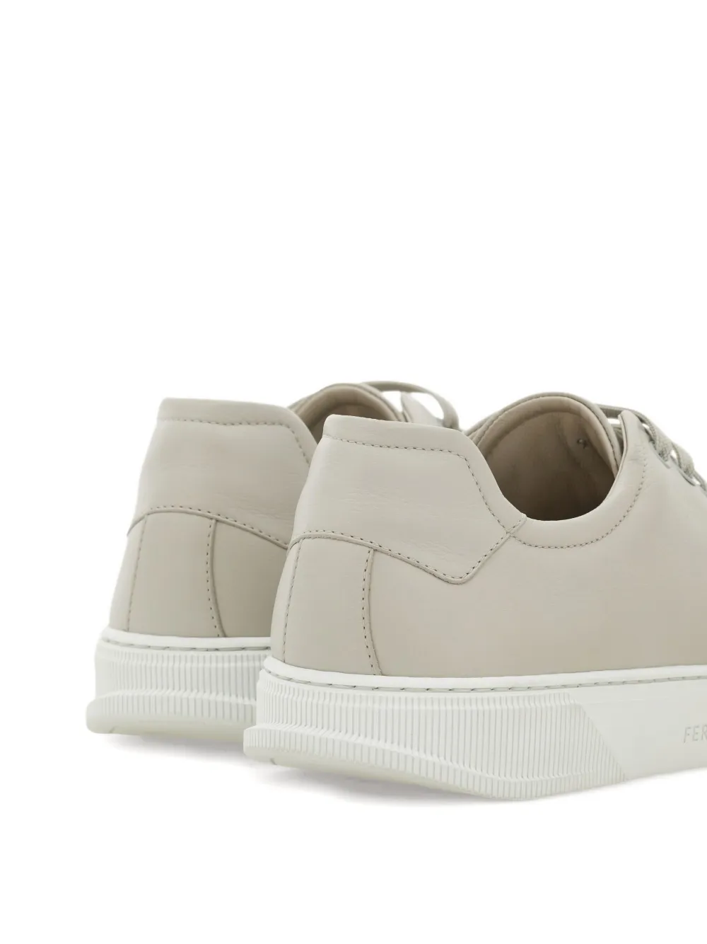 Ferragamo leather sneakers MIST GREY