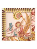 Ferragamo graphic-print silk scarf - Pink