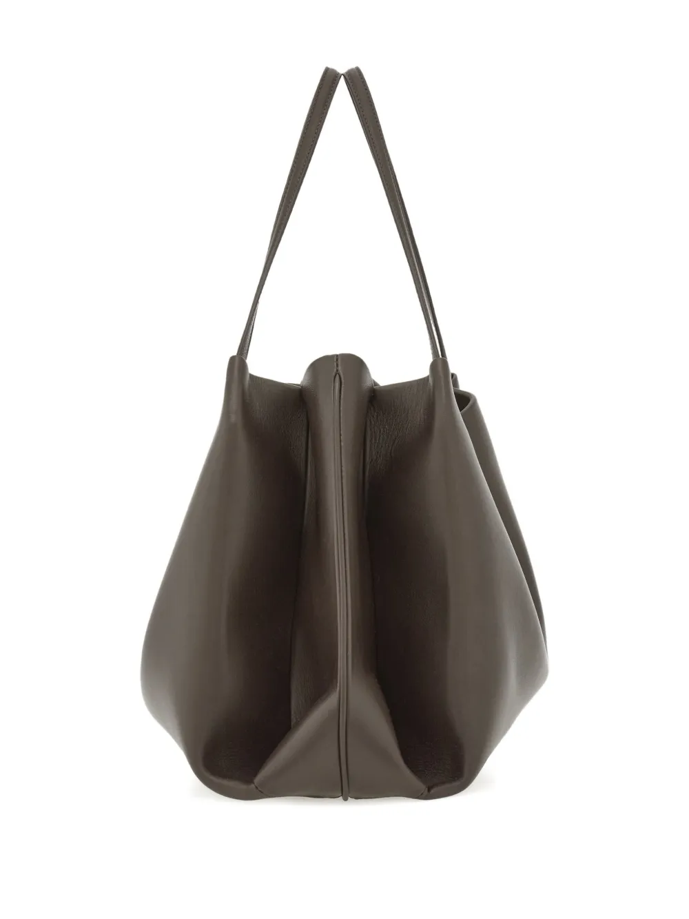 Ferragamo Leren shopper Grijs