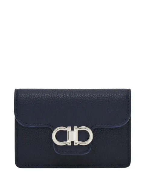 Ferragamo Gancini calfskin compact wallet