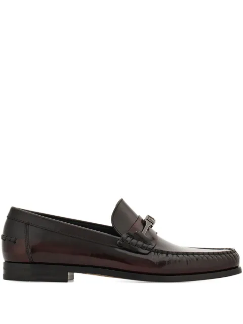 Ferragamo logo-buckle loafers
