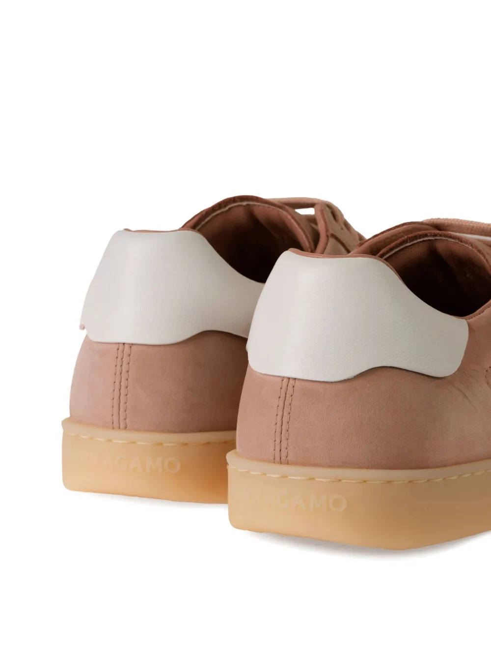 Ferragamo suede low-top trainers Pink