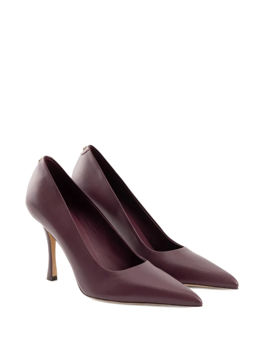 Ferragamo pointed-toe heeled pumps Red
