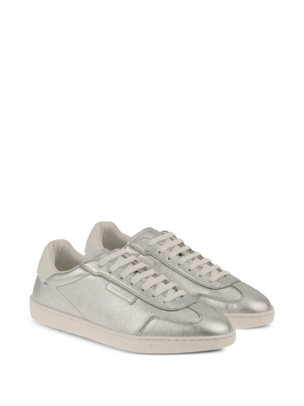 Ferragamo Leren sneakers - Grijs
