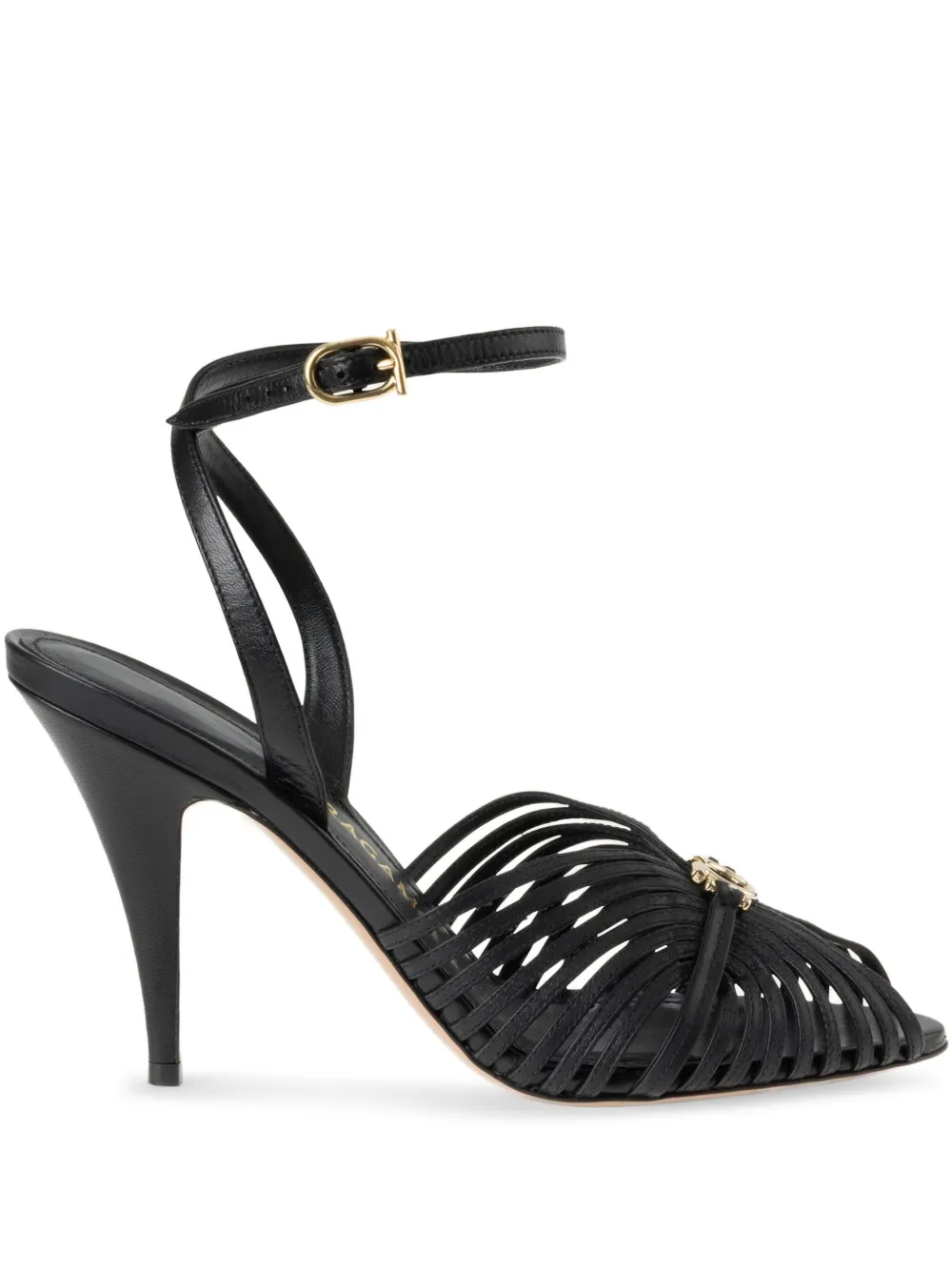 Ferragamo 95mm Gancini stiletto-heel sandals Black