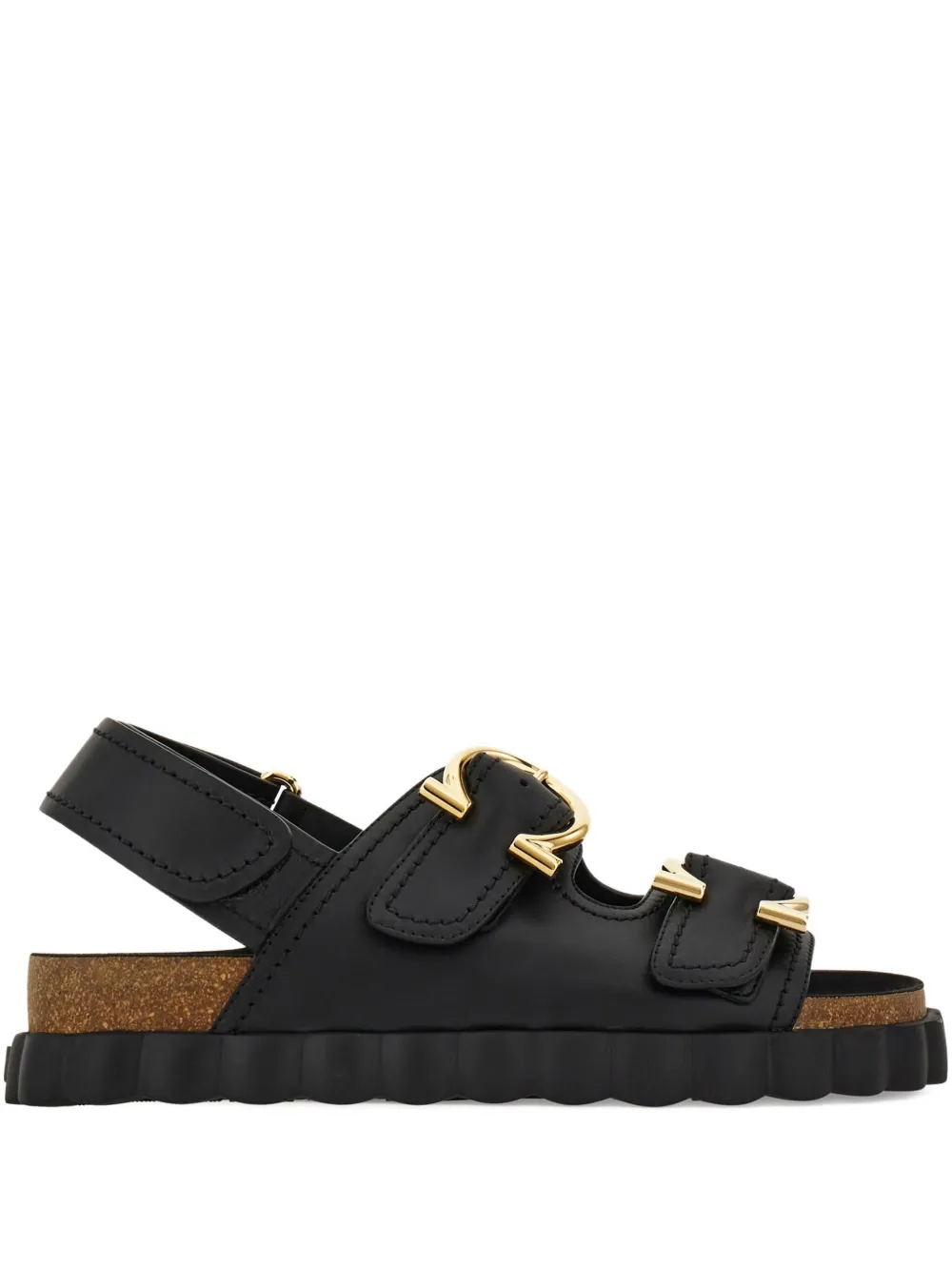 Ferragamo Sandalen Mit Schnallen In Black