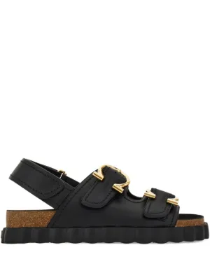 FERRAGAMO 22SS BRIZA ヴァラリボン レザーサンダル_BLACK FERRAGAMO 22SS BRIZA ヴァラリボン レザーサンダル_BLACK