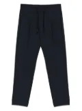 Herno logo-appliqué trousers - Blue
